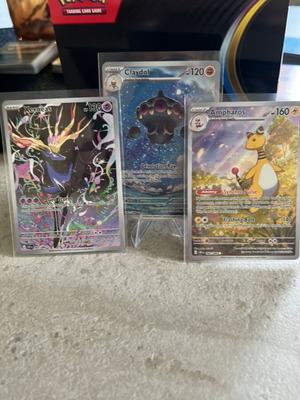 Xerneas, Claydol, Ampharos Pokemon Cards like new set of 3