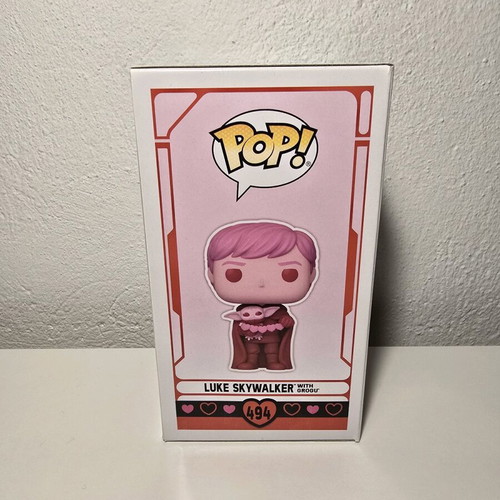 Funko POP! Star Wars Valentines Luke Skywalker with Grogu #494 new