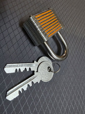 Heavy-duty padlock 50mm new made of duralumin