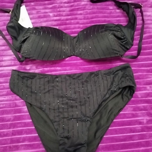 Black bikini medium size, new with tag