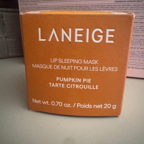 Laneige Pumpkin Pie Lip Mask new