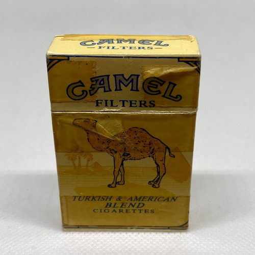 Camel collectible lighter used in cigarette pack shape