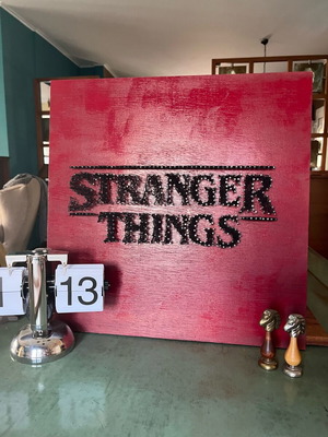 Stranger Things handmade wall art new 45x45