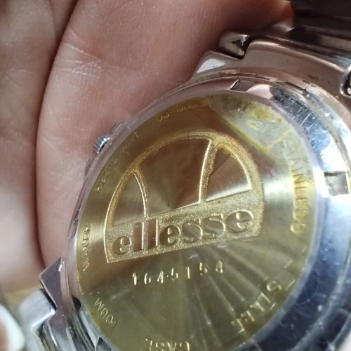 Ellesse unisex watch like new, silver, waterproof 100m
