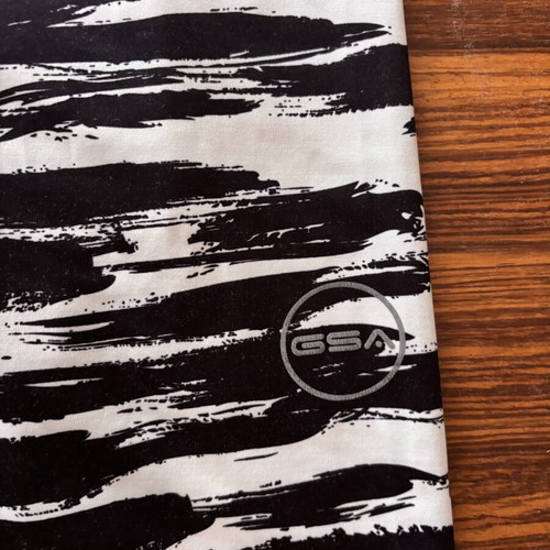 GSA leggings size M like new, black and white