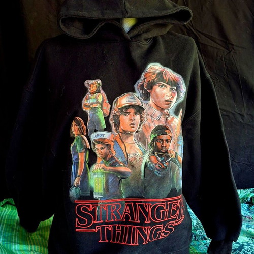 Zara x Stranger Things Hoodie 164, like new, black