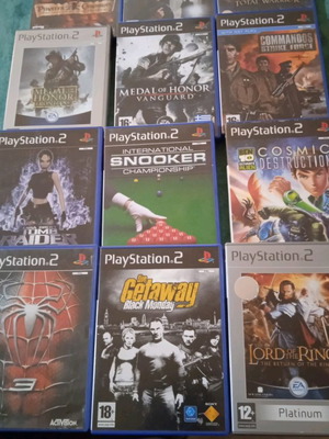 Βιντεοπαιχνίδια PS2 μεταχειρισμένα, πακέτο με βιβλιαράκια