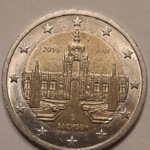 German commemorative coins like new, set of 4, 2 euro