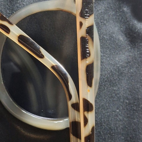 Cheap Monday sunglasses used, leopard print, black and brown