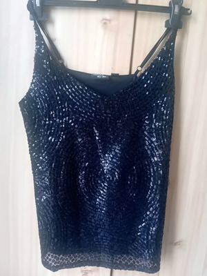 Esmara evening top new, black, size L