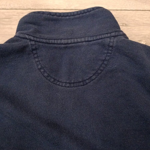 Nike quarter-zip sweatshirt used, vintage navy and red colorblock