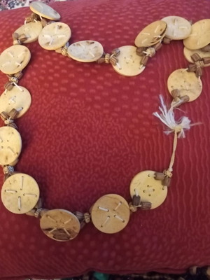 Necklaces like new, brown and beige, set of 2 summer