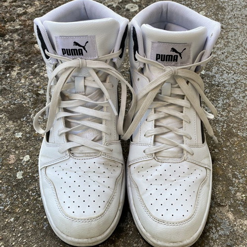 Puma Rebound V6 sneakers size 43 used, white