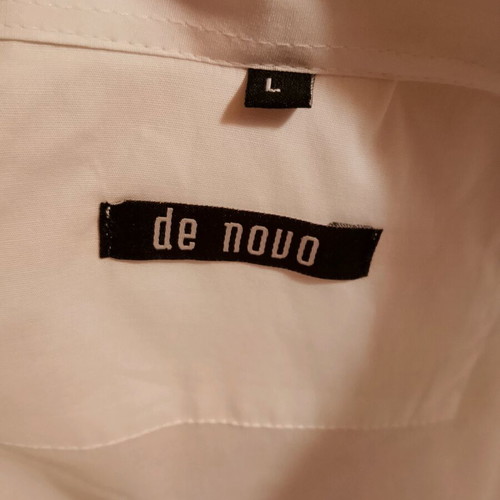 De Novo men's shirt new, size Large, white