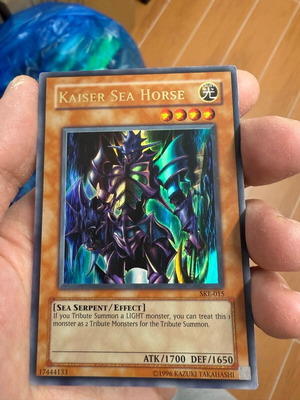 YU-GI-OH Kaiser Sea Horse χρυσή κάρτα σαν καινούργια