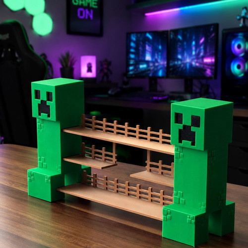 Minecraft Kinder Funko Pop Display Stand like new