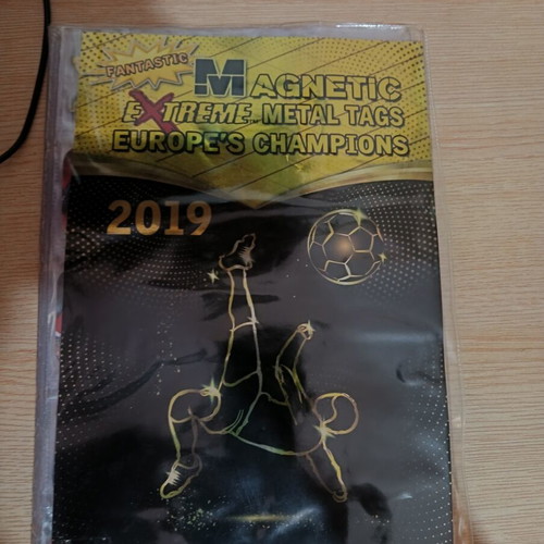 Europe's Champions 2019 album with metal tags used