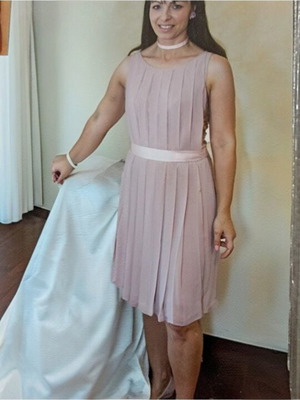 Raxevsky dress like new, classic timeless pink shades