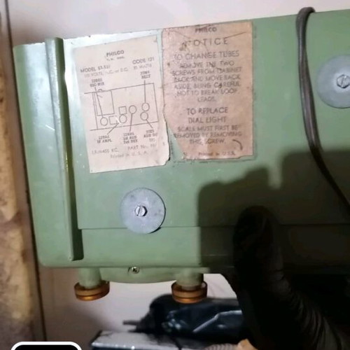 Philco radio 1953 like new