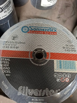 Grinding disc new for large angle grinder, pack of 10, 230x3x22.23mm