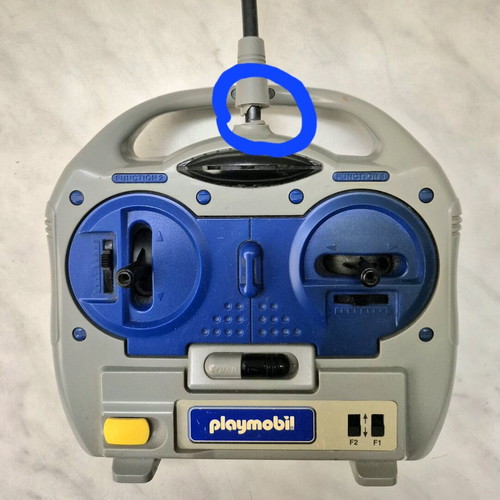 Playmobil RC Modul 3670 remote control used with broken plastic