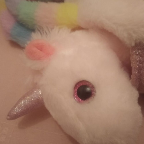 Children's plush bag like new with stuffed animal