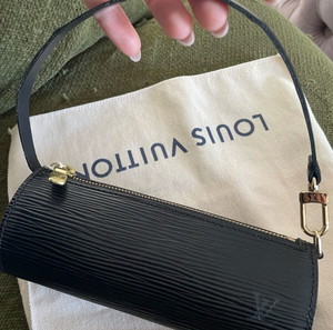 Louis Vuitton authentic mini papillon bb in black epi.
