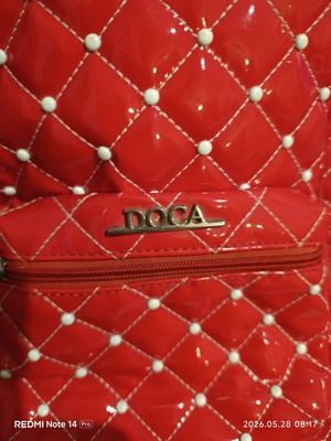 Τσάντα πλάτης Doca σαν καινούργιο, κόκκινη