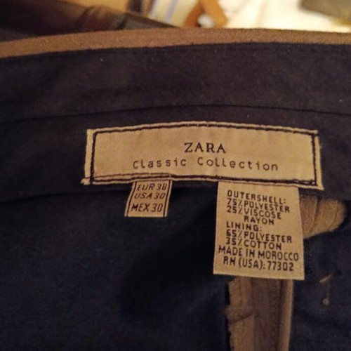 Ανδρικό παντελόνι Zara Classic Collection σαν καινούργιο, μέγεθος M, καφέ