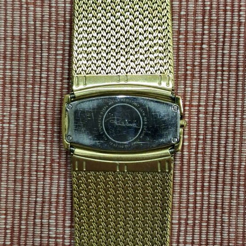 Roberto Cavalli wristwatch used, women's gold color, functional
