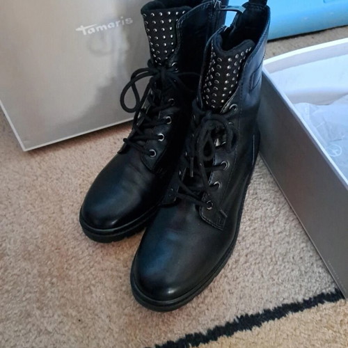 Tamaris ankle boots size 41, black