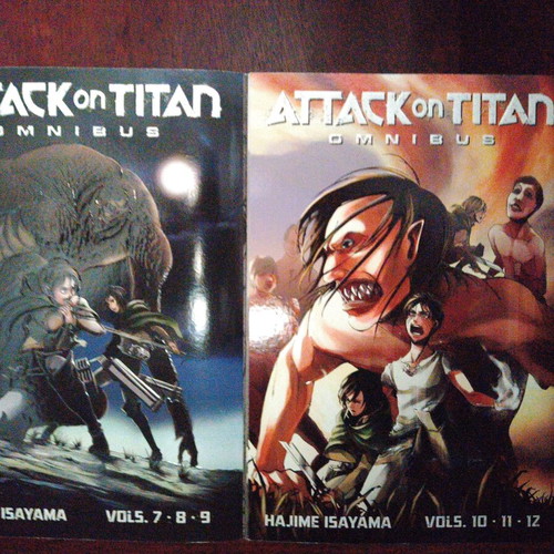 Attack on Titan manga omnibus new in excellent condition