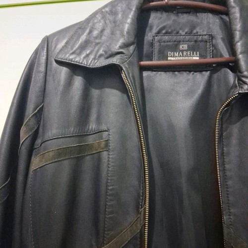 Leather jacket like new, black, size S
