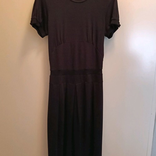 Stefanel black dress size 42 like new