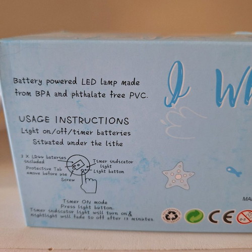 Children's night light new in packaging