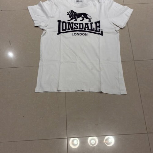 Lonsdale white short-sleeve T-shirt size M