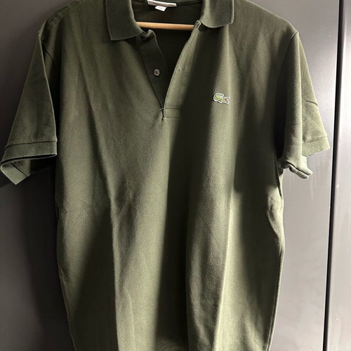 Lacoste polo shirt khaki size medium like new