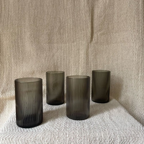 Ripple glasses Ferm Living smoke color new