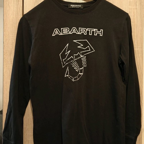 Abarth cotton kids' shirt used, 14 years, black
