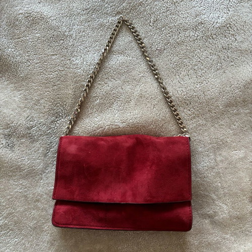 Zara woman red shoulder bag like new