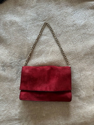 Zara woman red shoulder bag like new