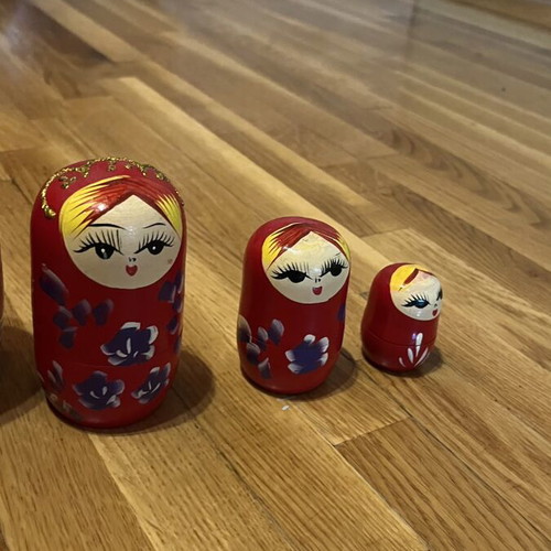 Authentic Babushka Dolls like new, high quality