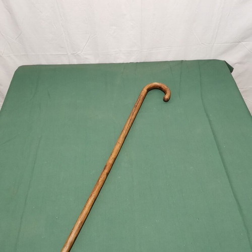 Wooden walking cane from 1950 used