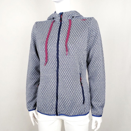 CMP Campagnolo 32H5596 Knit Tech women's knitted trekking jacket like new, XL, blue