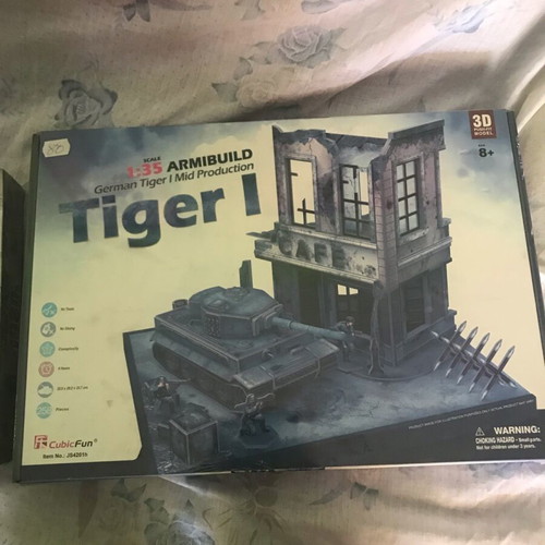 3D puzzle new, Tiger I Armibuild