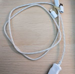 Καλώδιο USB 3 σε 1 καινούργιο USB-A σε USB-C, Lightning, Micro USB