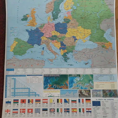 Europe map like new