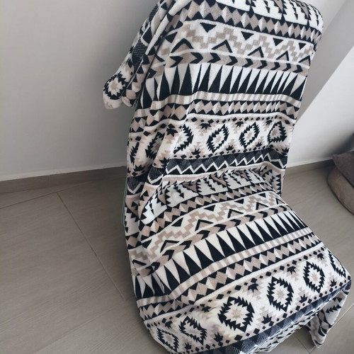 Boho Throw Blankets Set of 2 New Geometric Pattern 160x180 cm