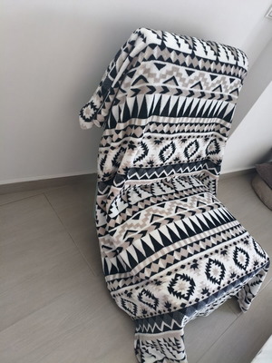 Boho Throw Blankets Set of 2 New Geometric Pattern 160x180 cm
