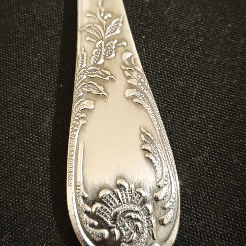 Antique Soviet Silver-Plated Cutlery Set 6 Persons 43 Pieces (ЗиШ МНЦ - USSR)